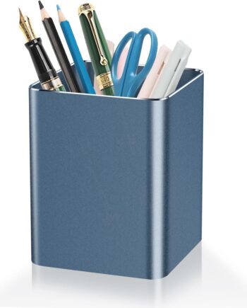 Multifunctional Pen Holder Desk Organiser with Book Stand and 2 Drawers