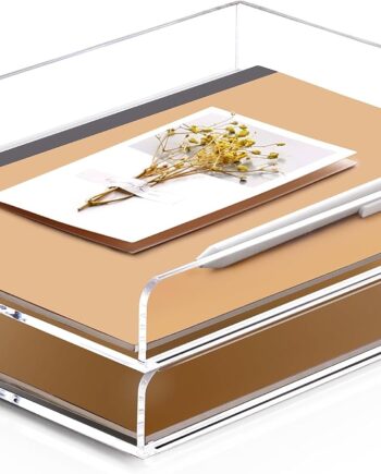 2-Tier Stackable Acrylic Document Tray