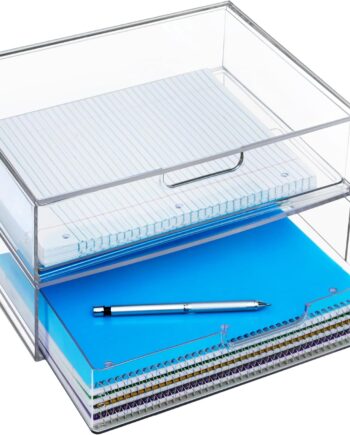 Plastic Stackable Drawer-Style Storage Box